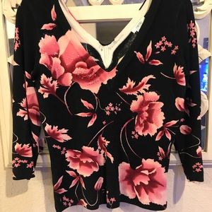 Cache Floral Top